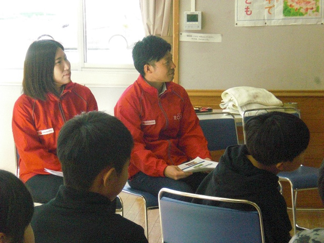 こどもエコドライブ教室
寒河江市立西根小学校