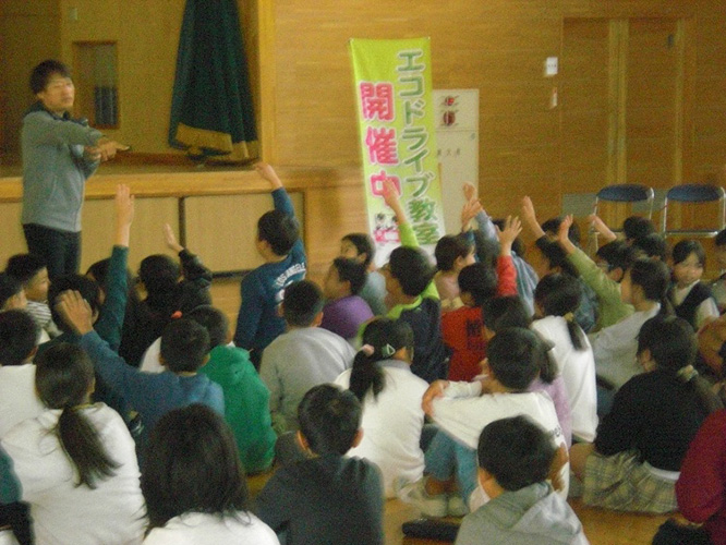 こどもエコドライブ教室
酒田市立松原小学校