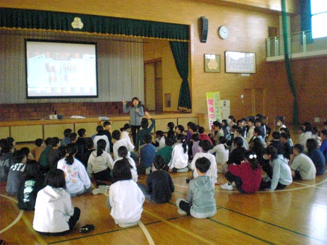 こどもエコドライブ教室 酒田市立松原小学校