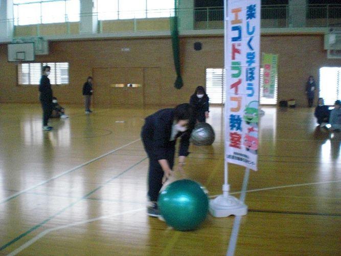 こどもエコドライブ教室 酒田市立松原小学校