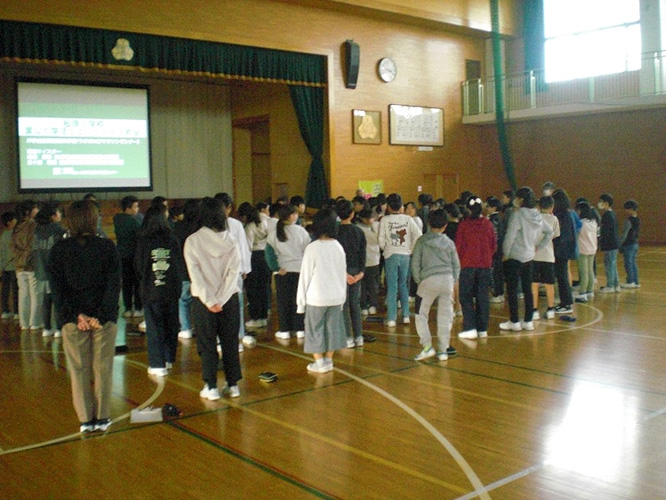 こどもエコドライブ教室 酒田市立松原小学校