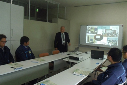 令和７年度活動報告　県内企業での講習会開催の様子