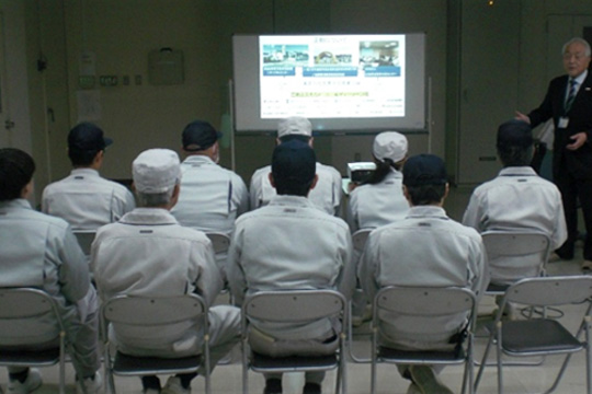 令和７年度活動報告　県内企業での講習会開催の様子