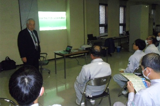 令和７年度活動報告　県内企業での講習会開催の様子