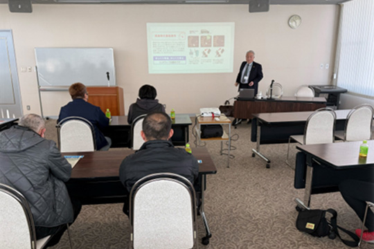 令和７年度活動報告　県内企業での講習会開催の様子