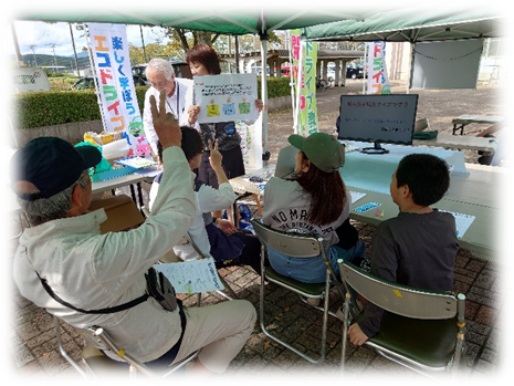 グー、チョキ、パーで解答いただいています